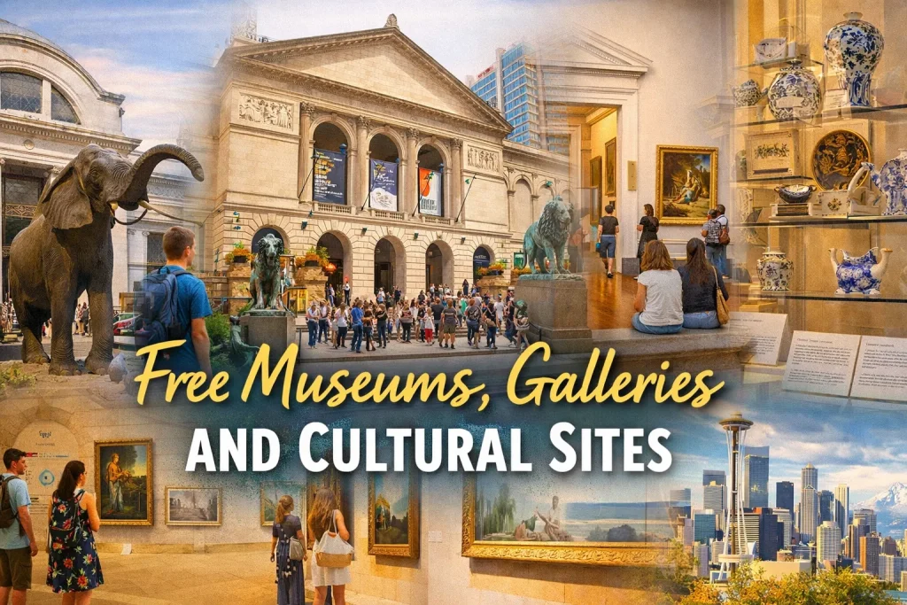 free Museums, galleries, and cultural sites
