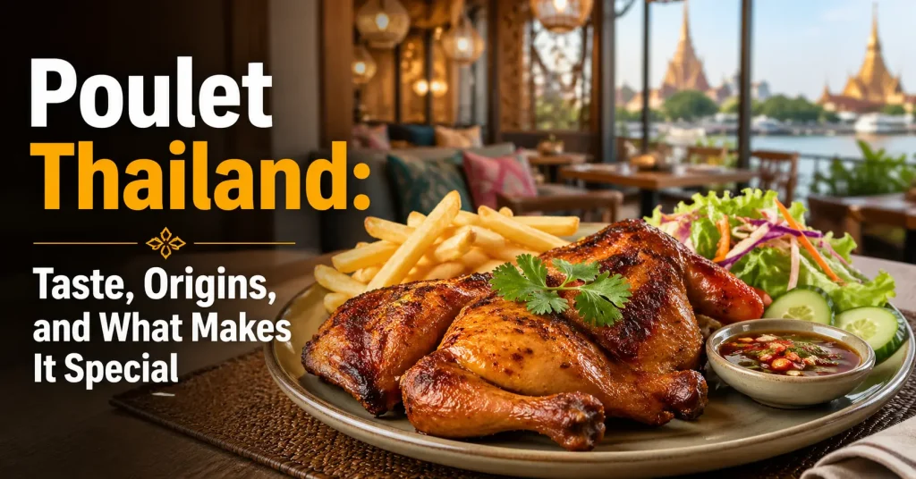 Poulet Thailand Taste, Origins, and What Makes It Special