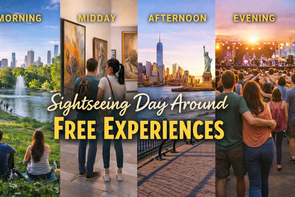 build a sightseeing day around free experiences