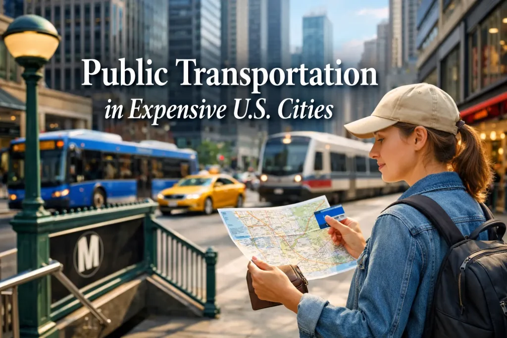 public transportation in expensive U.S. cities