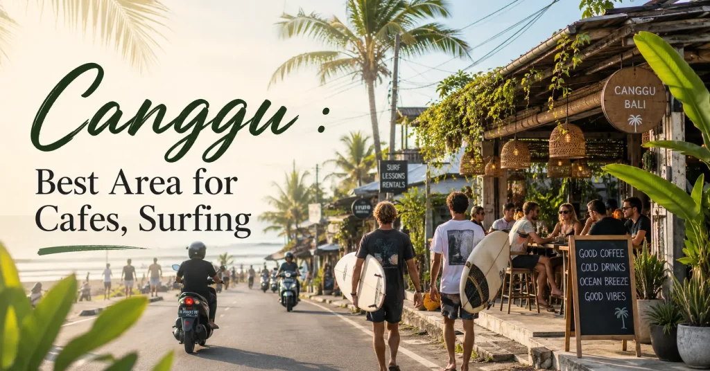 Canggu - Best Area for Cafes, Surfing