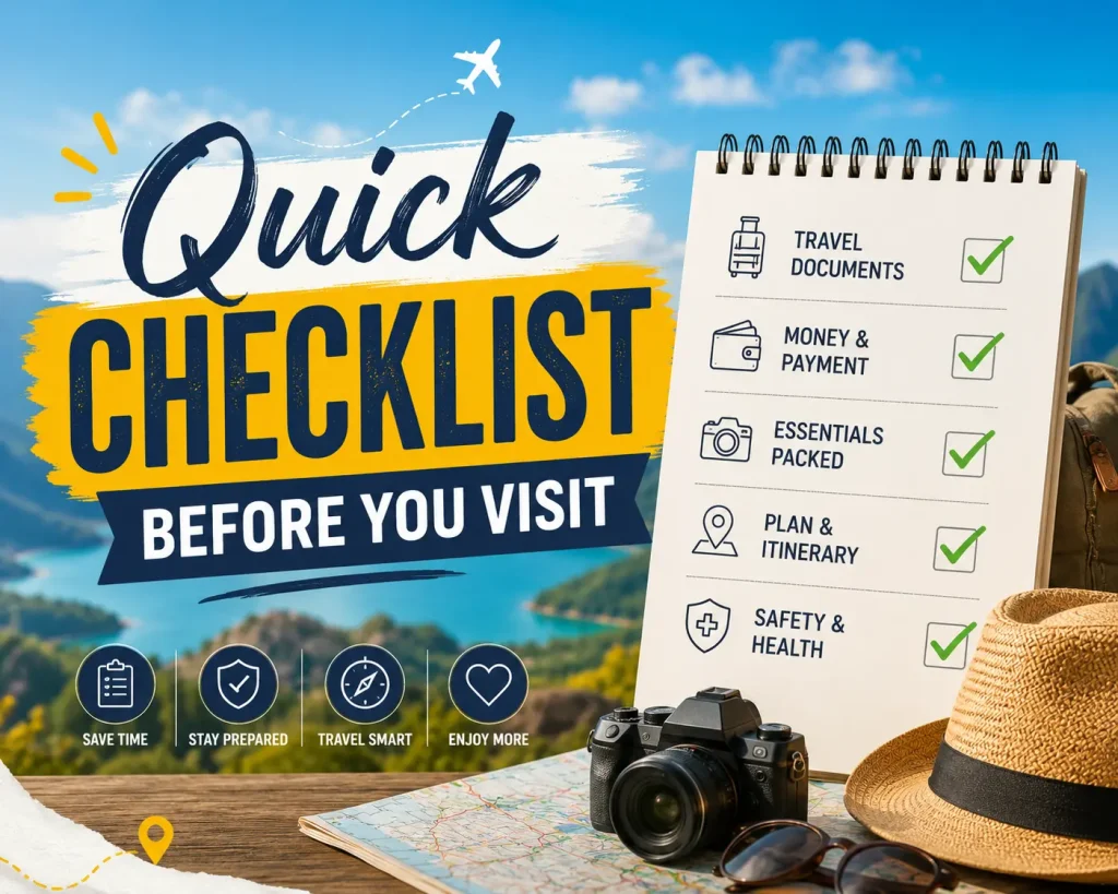 Quick Checklist Before You Visit