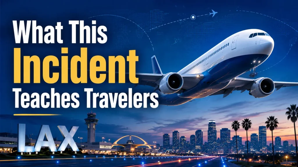 What This Incident Teaches Travelers