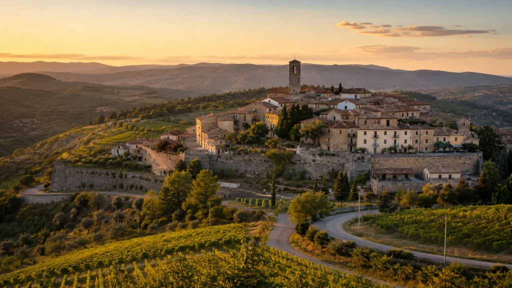 Radda in Chianti Tuscany countryside near CDH Hotel Radda