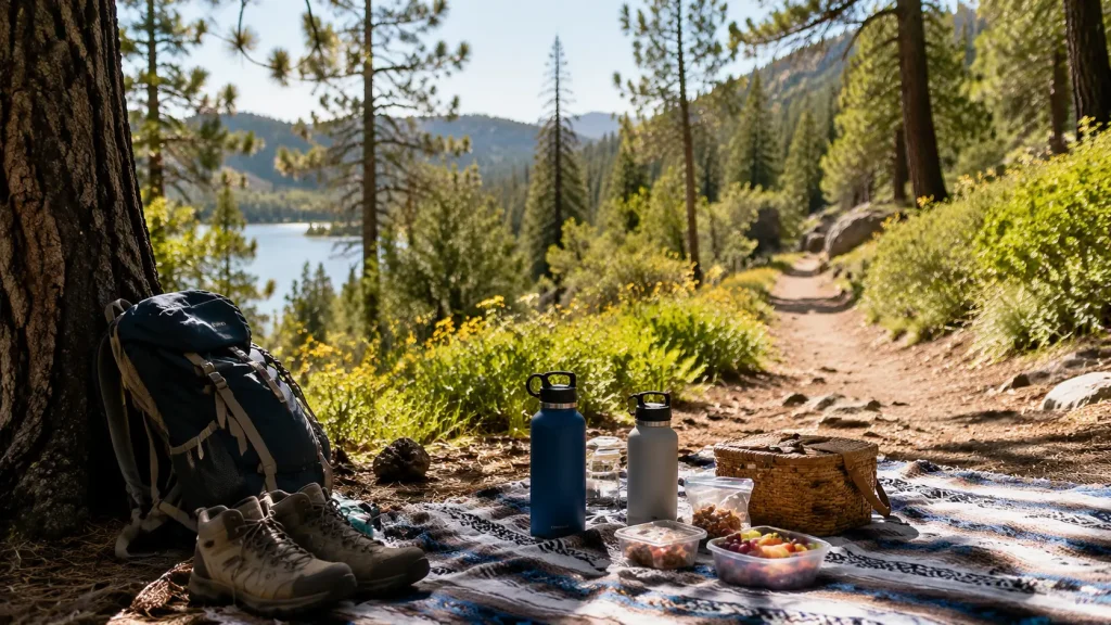 Budget-friendly California state park day trip with picnic and hiking gear