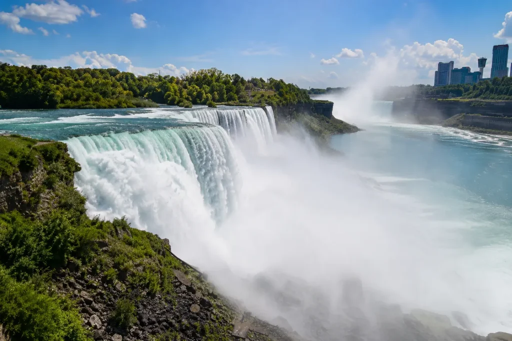Niagara Falls State Park waterfall view in New York