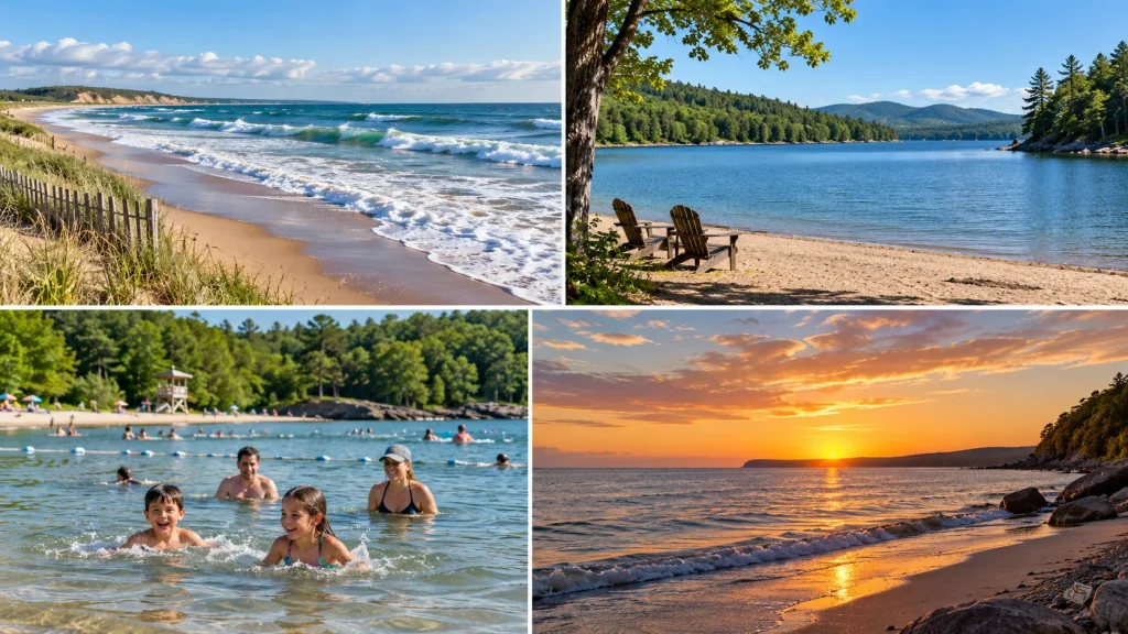 Overview of the best New York State Parks Beaches with ocean and lake swimming locations