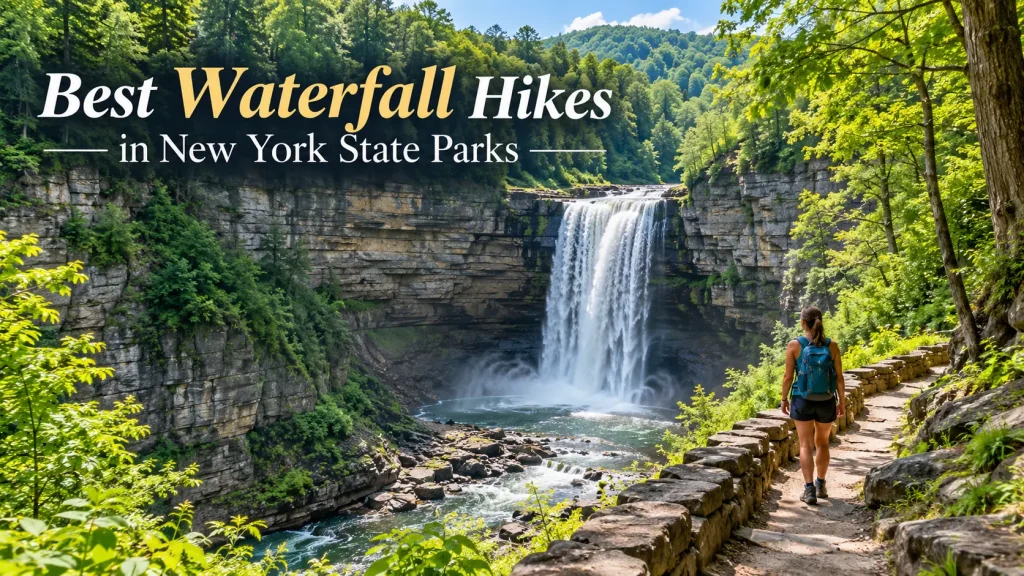 Best waterfall hikes in New York State Parks with scenic trails and waterfalls