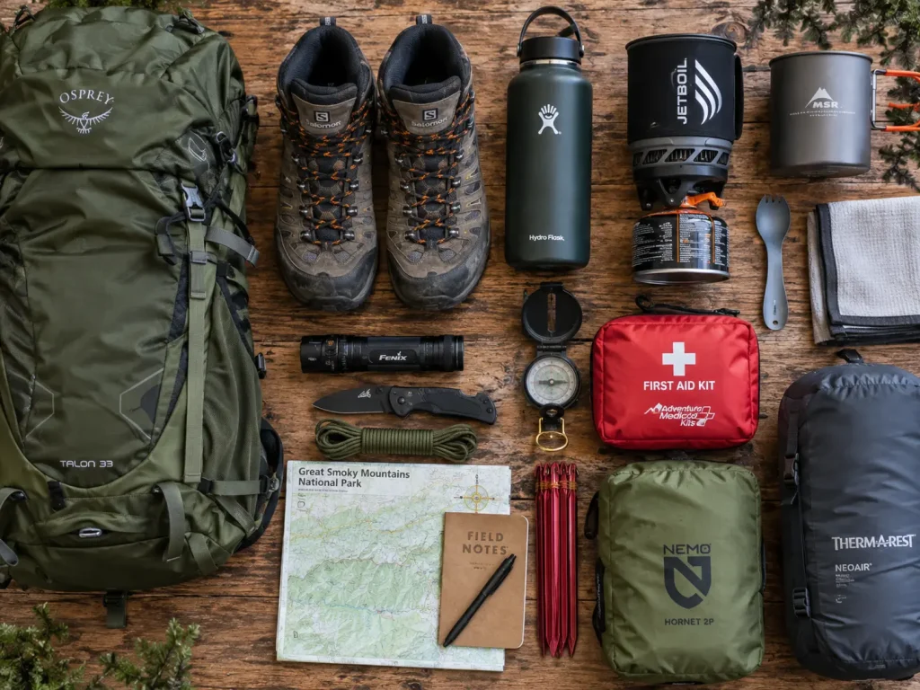 Camping gear checklist for New York State Parks camping trip