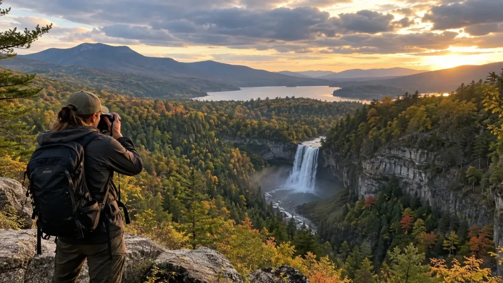 Scenic photography spots in New York State Parks with nature views